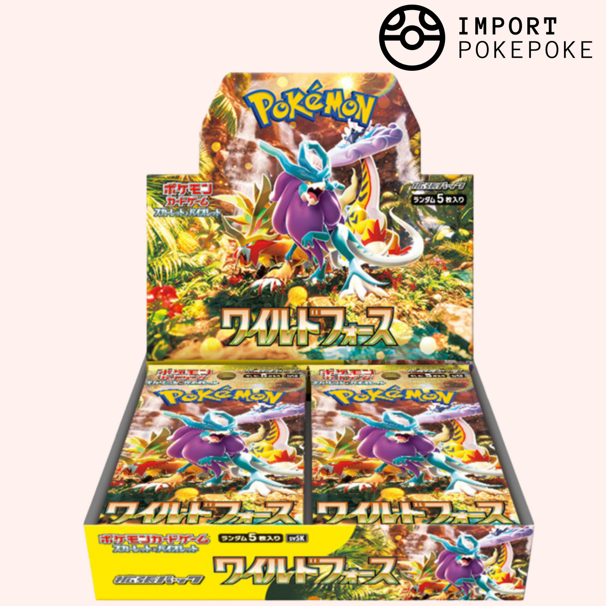 Wild Force Pokémon Japanese Booster Pack [Sv5k Wild Force Pokémon Japanese Booster Pack [Sv5k
