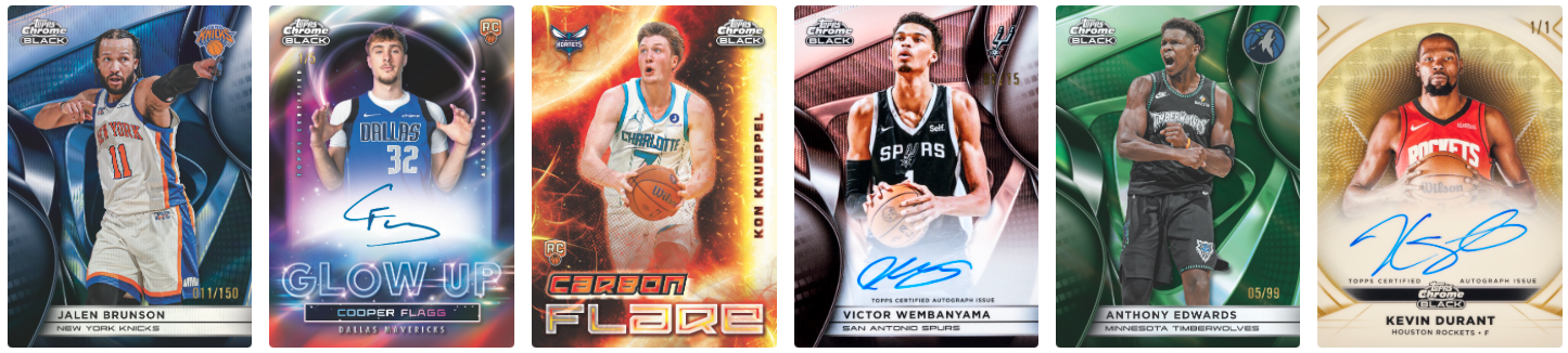 Topps Chrome Black Basketball 2025-26