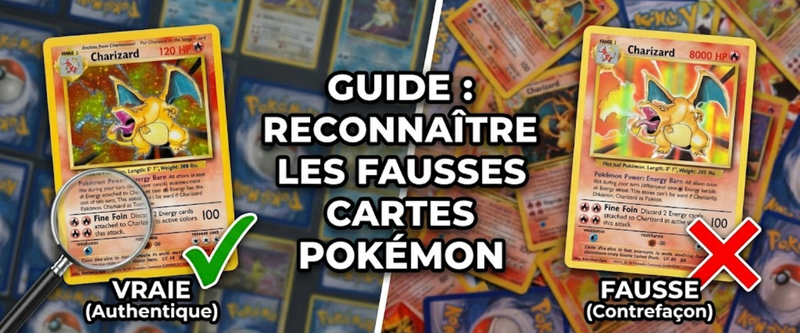 Comment reconnaitre une fausse carte Pokémon ?