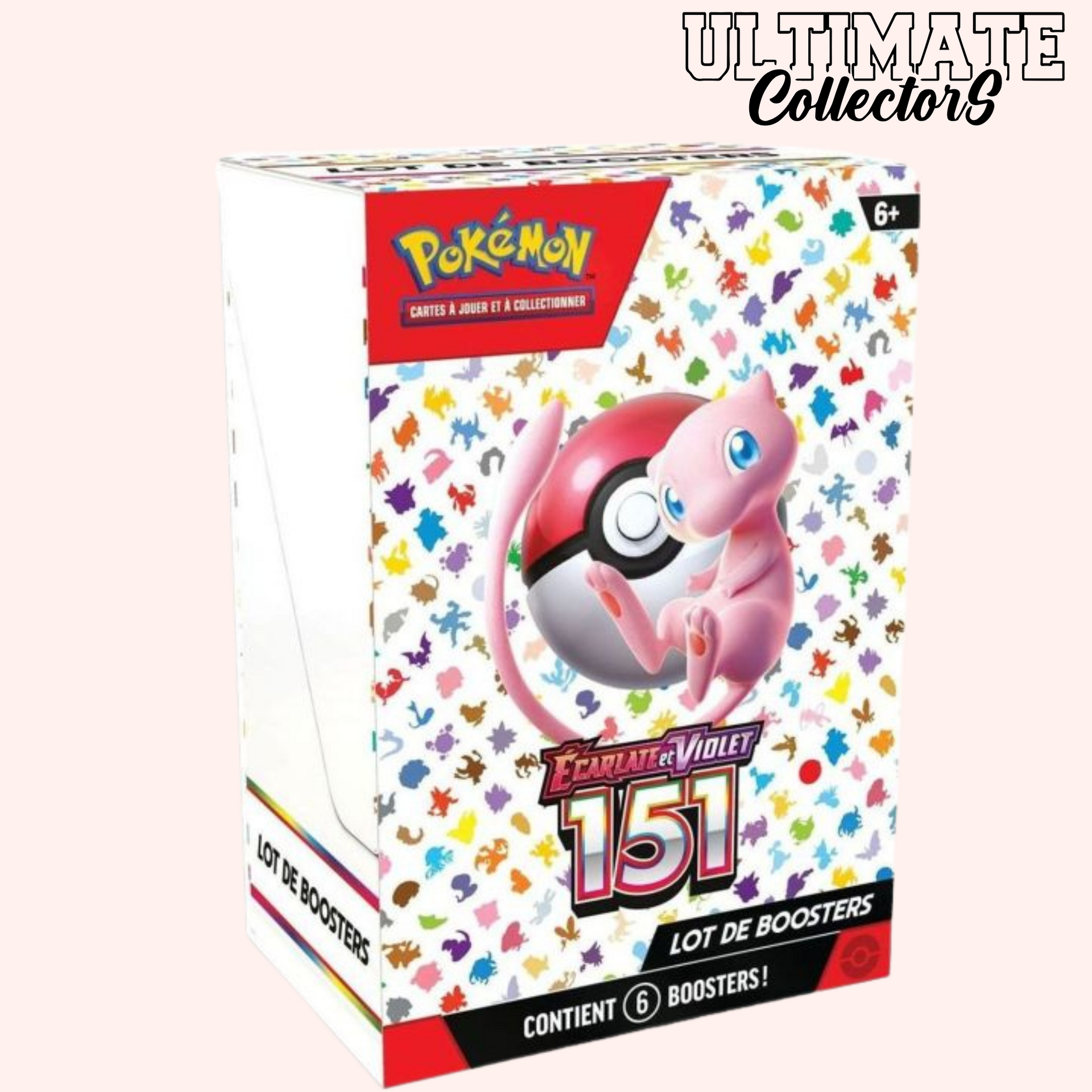 My-booster: Busta Pokémon 10 Carte Francesi, Set Écarlate Et Violet 3.5 - 151, Empiflor 071/165 Reverse