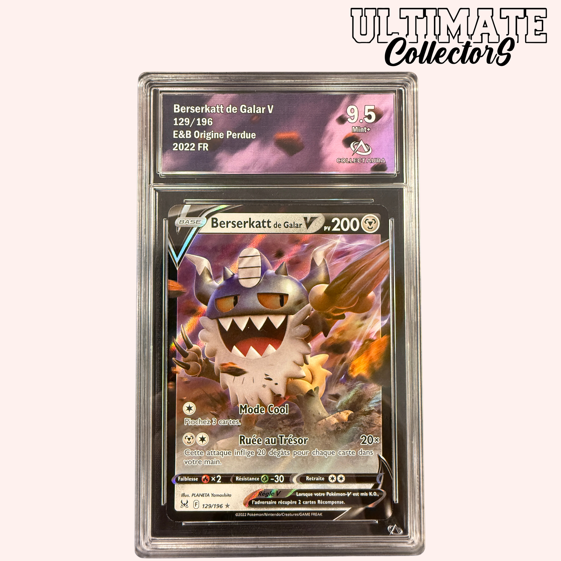 Galarian Meowth V 129/196 - Lost Origin – Hikaru