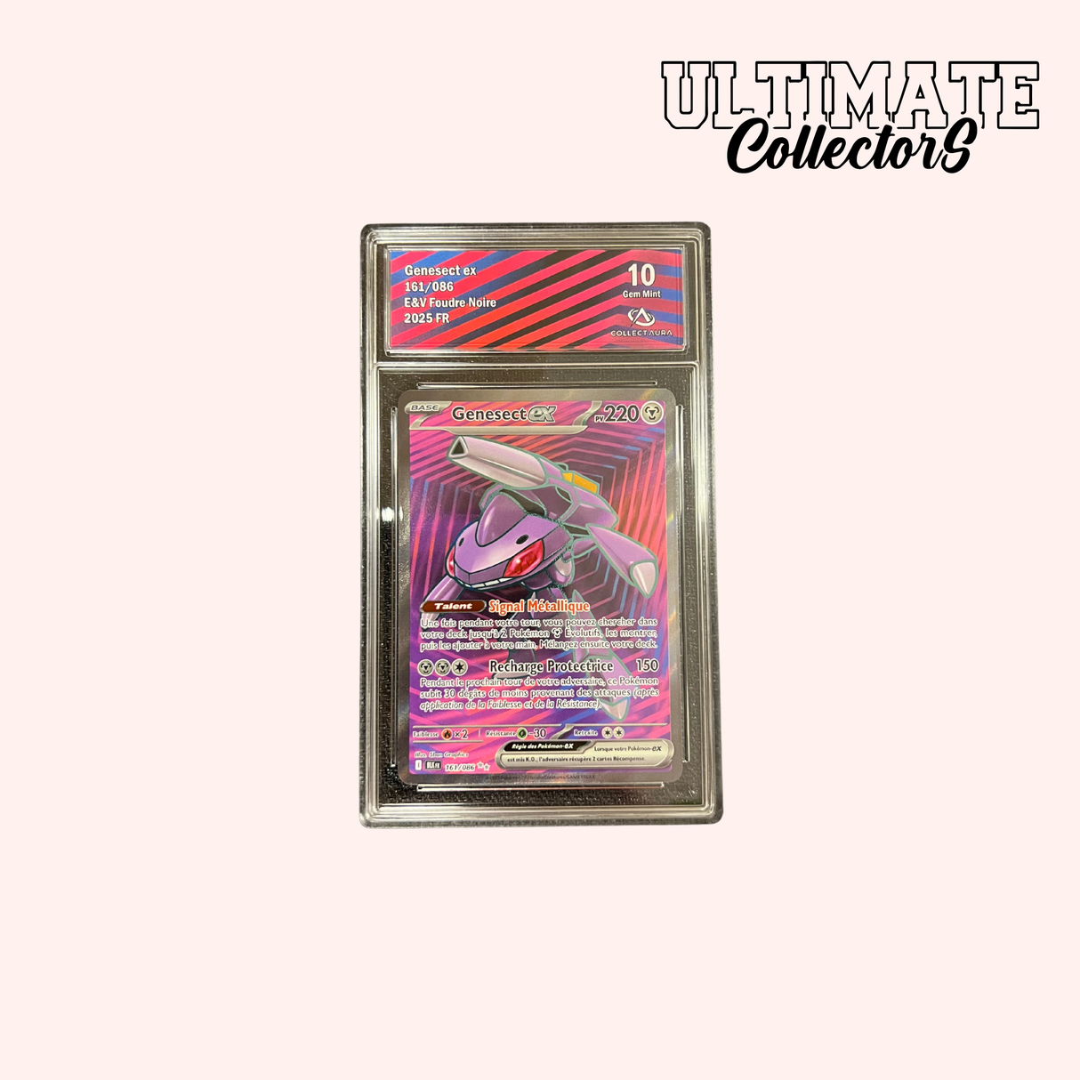 Genesect EX 161/086 - EV10.5 Foudre Noire - Français