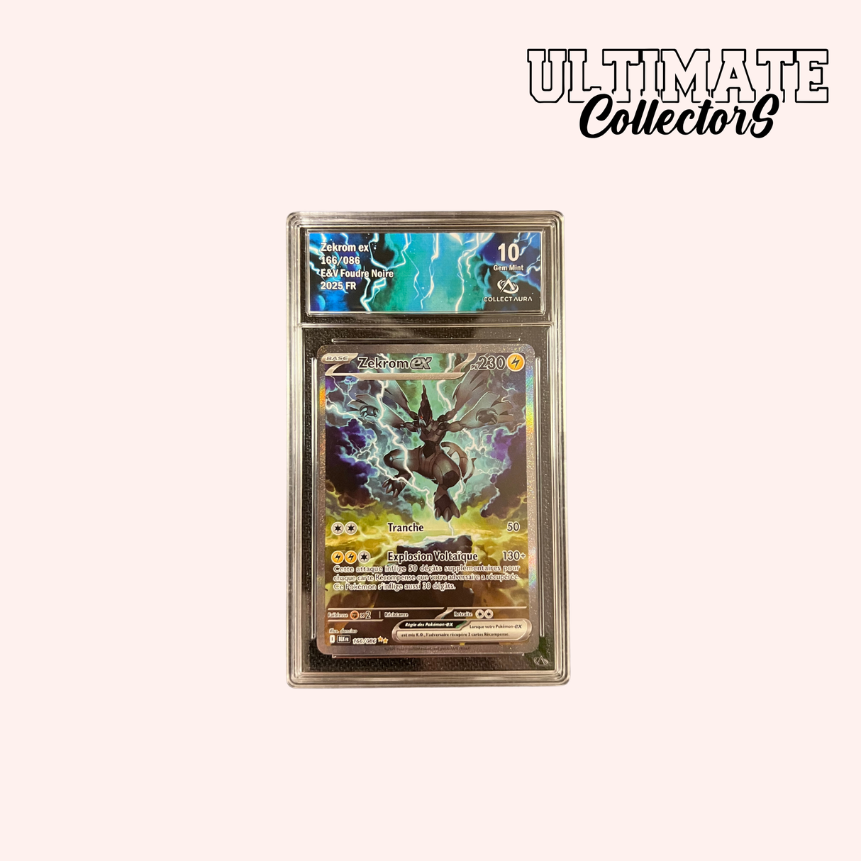Zekrom EX ALT 166/086 - EV10.5 Foudre Noire - Français