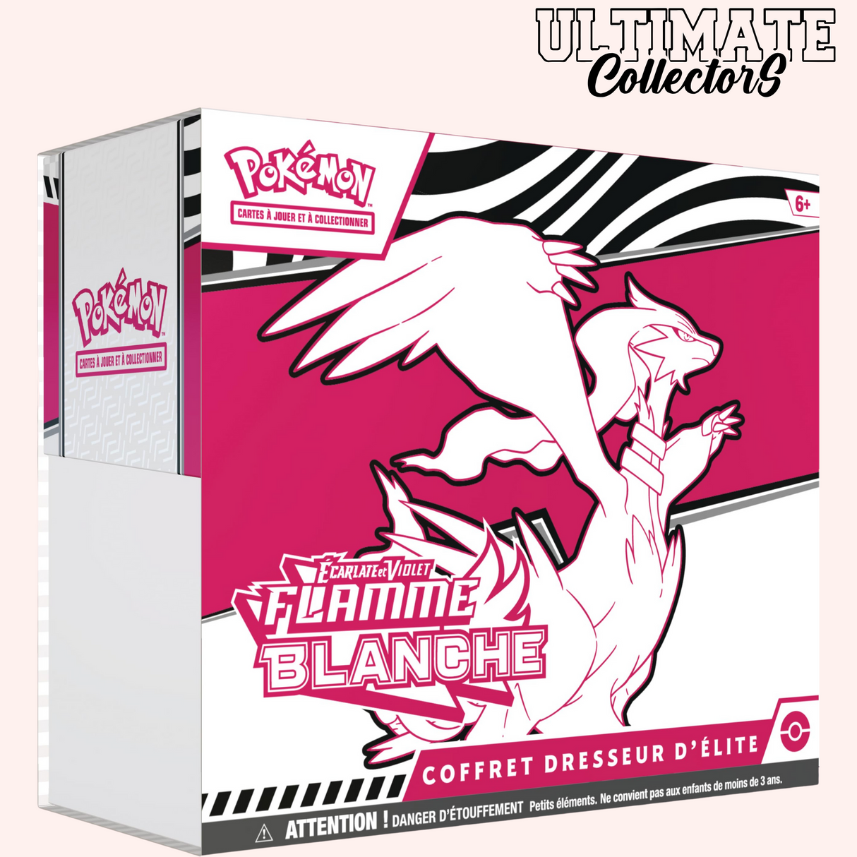 Coffret Dresseur d’Élite – Flammes Blanches – EV10.5 – Pokémon JCC – Français