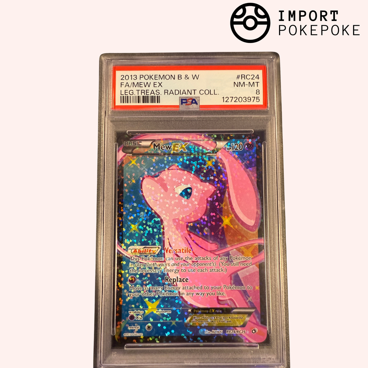 Mew ex RC24/RC25 - LEG.TREAS. Radiant Coll. (Anglais) – Hikaru