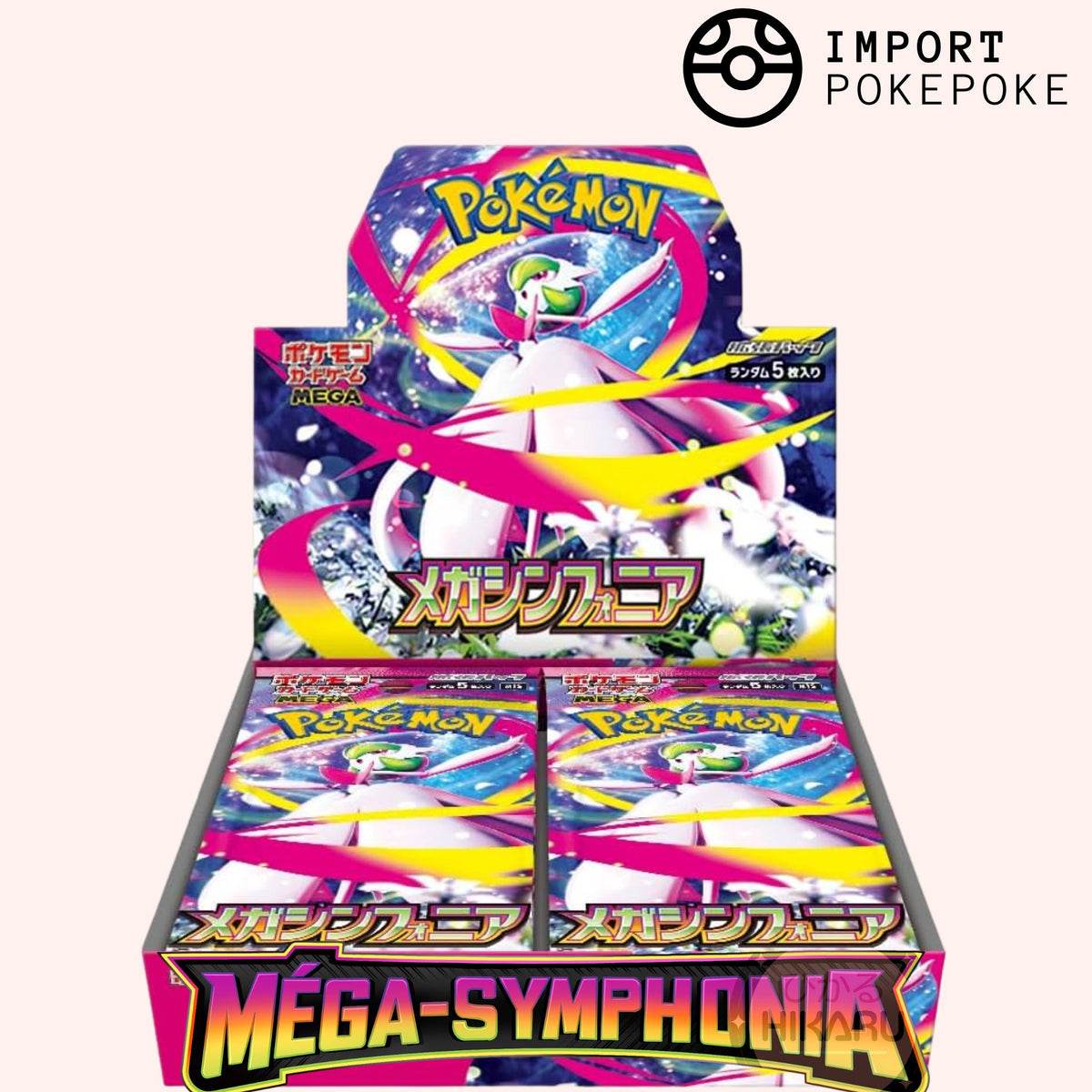 Display Mega Symphonia M1S – Japonais | Bloc MEGA avec Méga-Évolutions