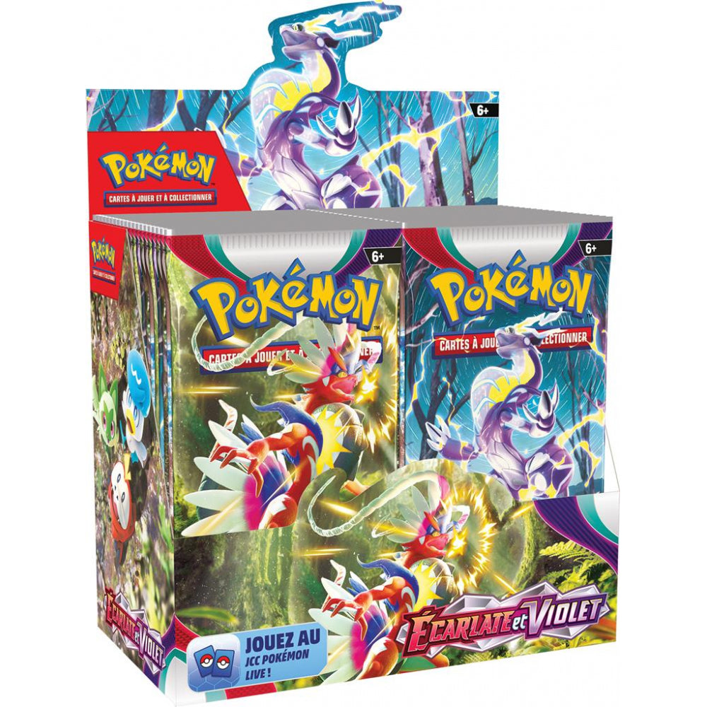 Display Pokémon - Scarlet and Purple - EV01 - French