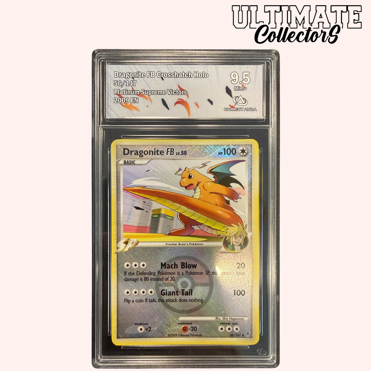 Dracolosse FB Crosshatch Holo 56/147 - Platine Supreme Victors