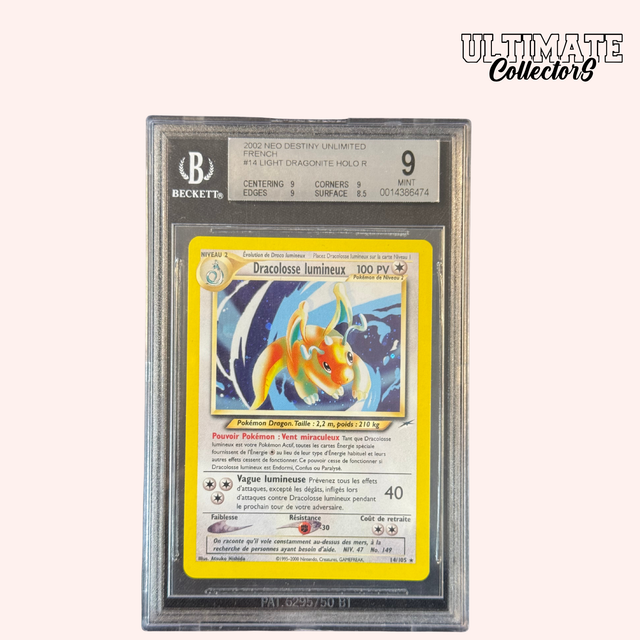 holographic dragonite pokemon card Luminous Dragonite Holo 14/105