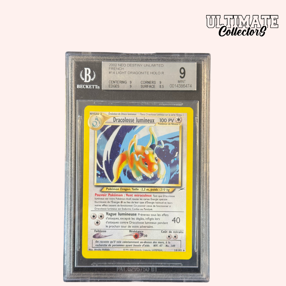 Dracolosse lumineux Holo 14/105 - Neo Destiny