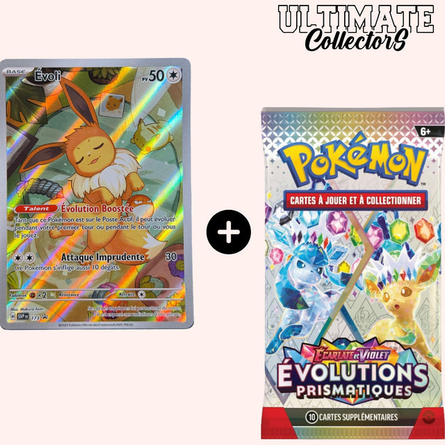 Pokmon Bundle - 1 Eevee Promo Card + 1 Booster Pack - EV8.5 - French Hikaru Pokmon Bundle - 1 Eevee Promo Card + 1 Booster Pack - EV8.5 - French Hikaru
