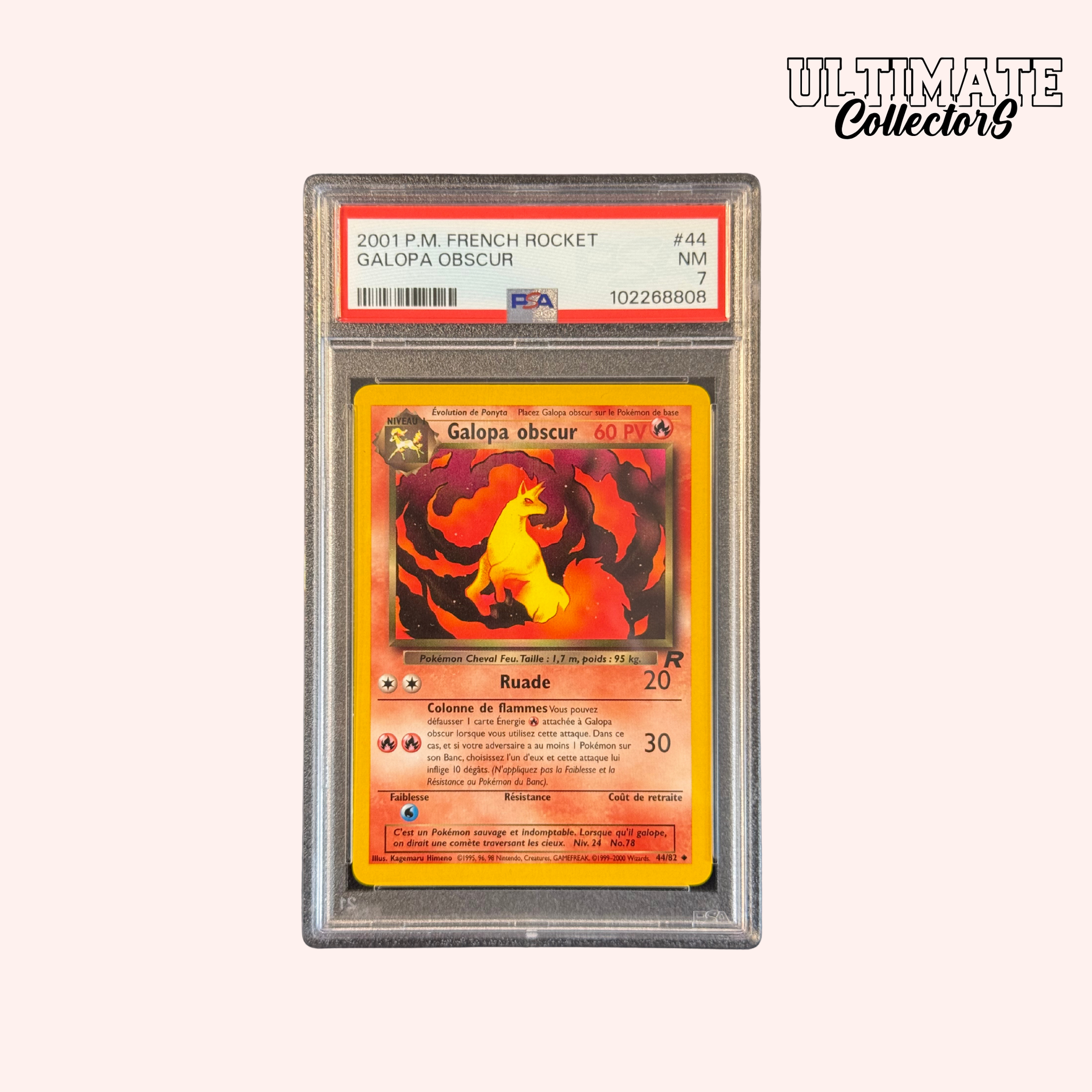 1995 dark rapidash pokemon card value Dark Galopa 44/82