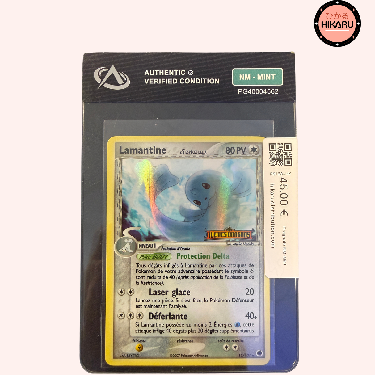 Lamantine 015/101 - Ile des Dragons PREGRADE NM-MINT
