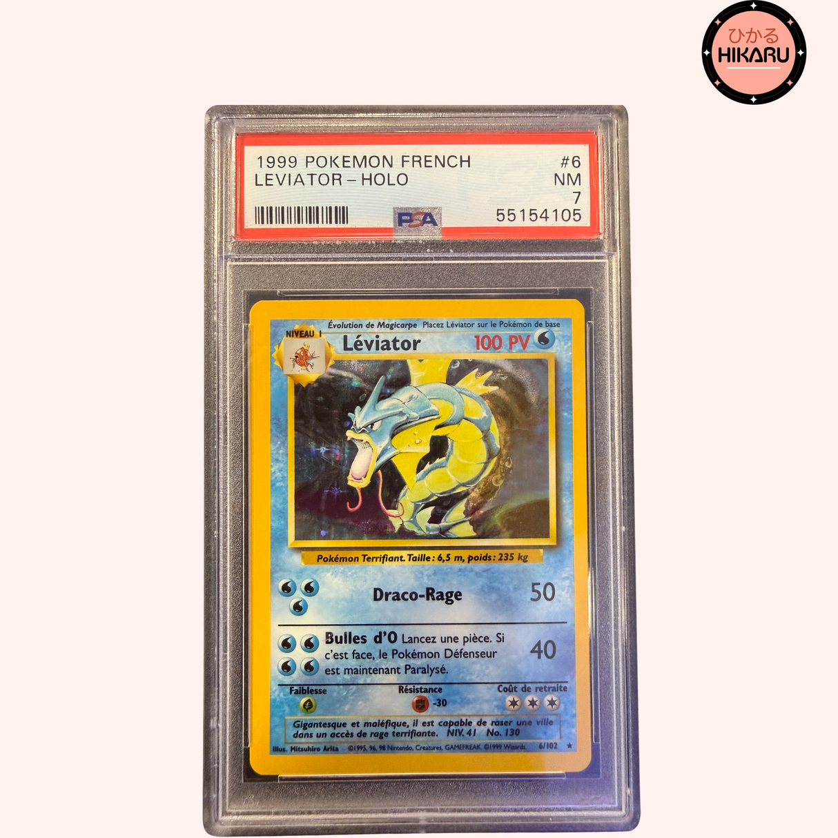 Léviator Holo - Set de Base PSA 7