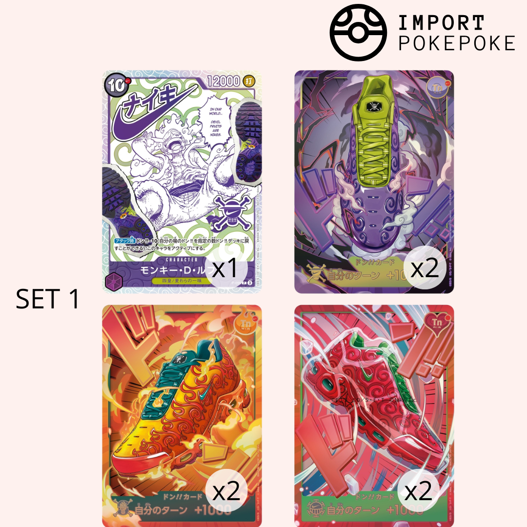 Promo One Piece Luffy P-099 × Nike Premium Card Collection