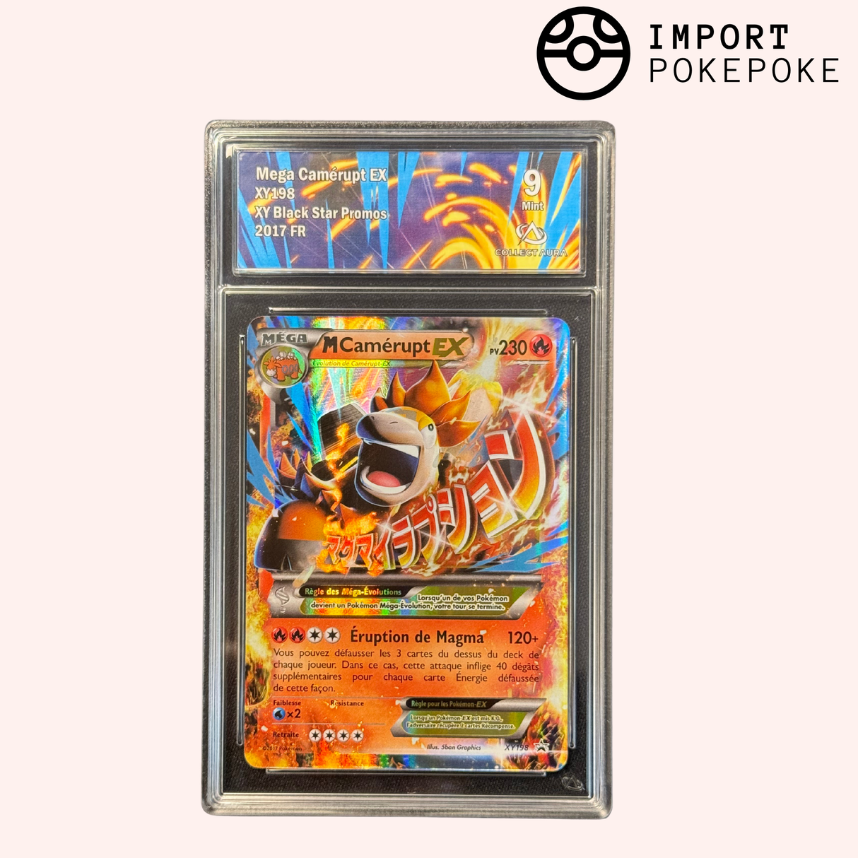 Méga Camérupt EX XY198 - XY Black Star Promos