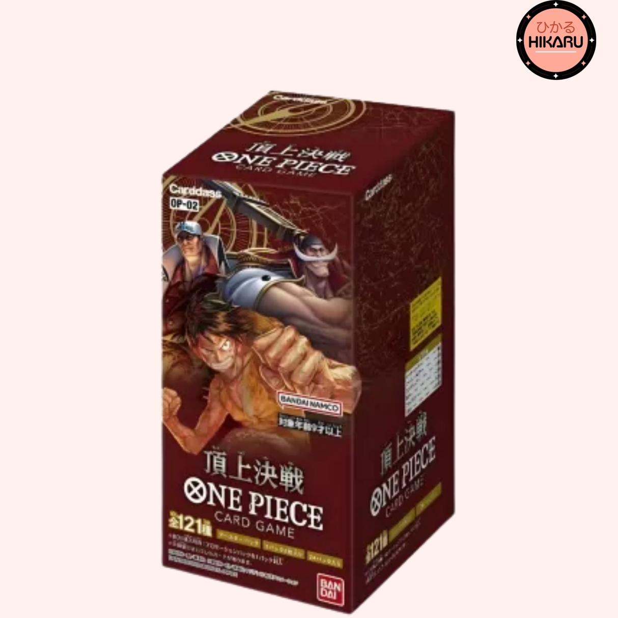 DISPLAY ONE PIECE CARD GAME - Paramount War - OP-02 - JAPONAIS