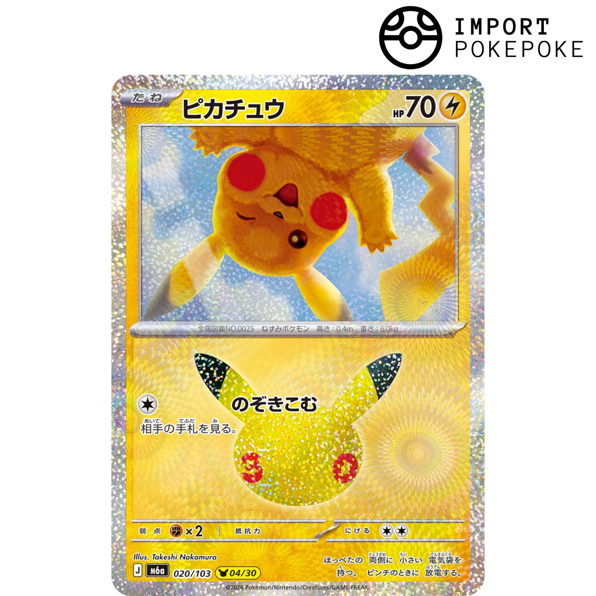 Pikachu 04/30 - 30th M6a