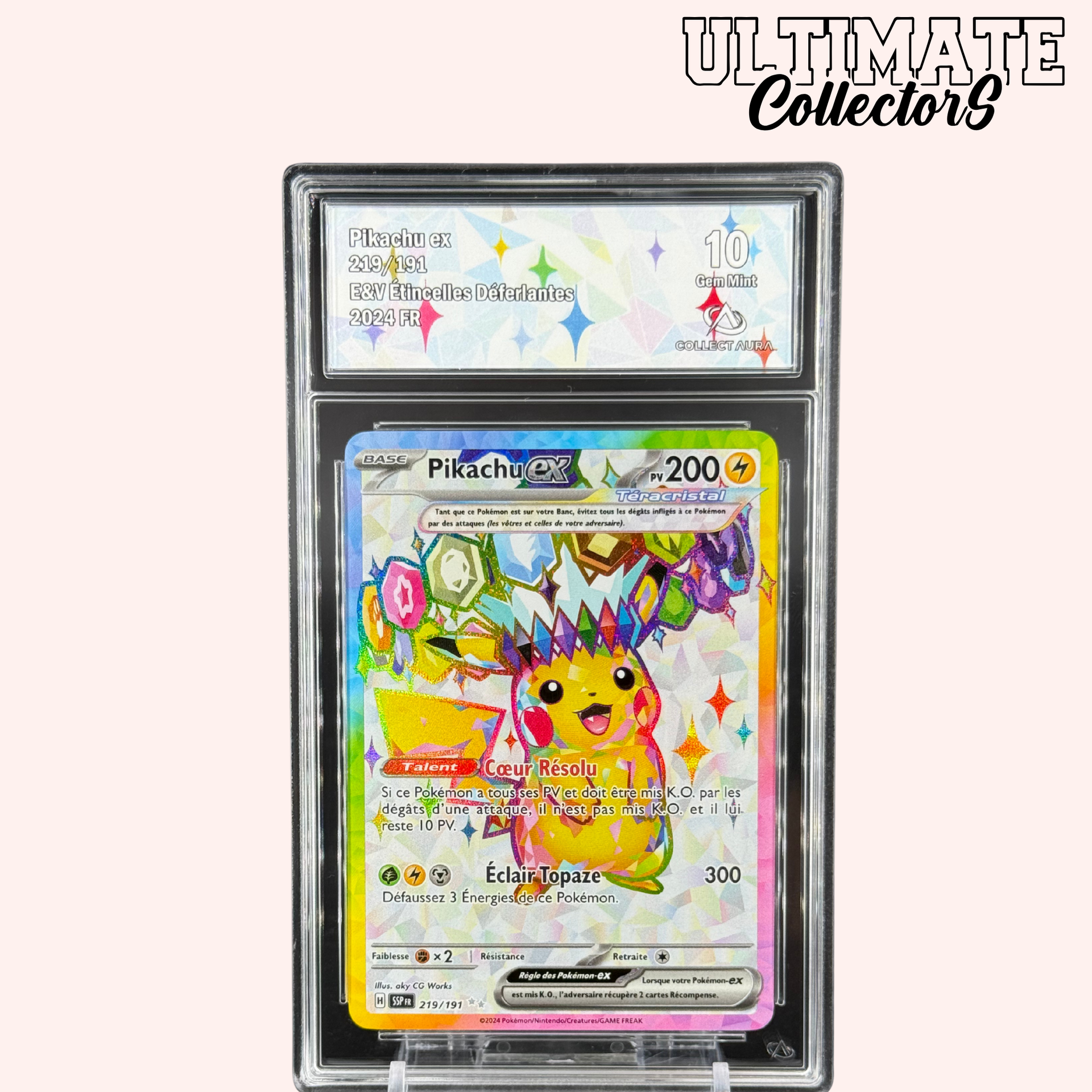 Pikachu ex 219/191 – Bursting Sparks – French – Hikaru