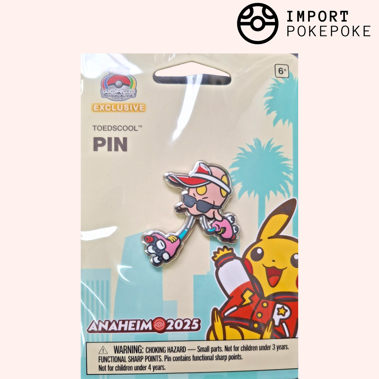 Merch Pikachu & Co Palmiers - Anaheim World Championships 2025