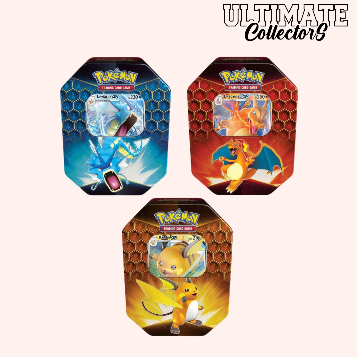 Pokebox - Destinées Occultes - DracaufeuGX / LéviatorGX / RaichuGX