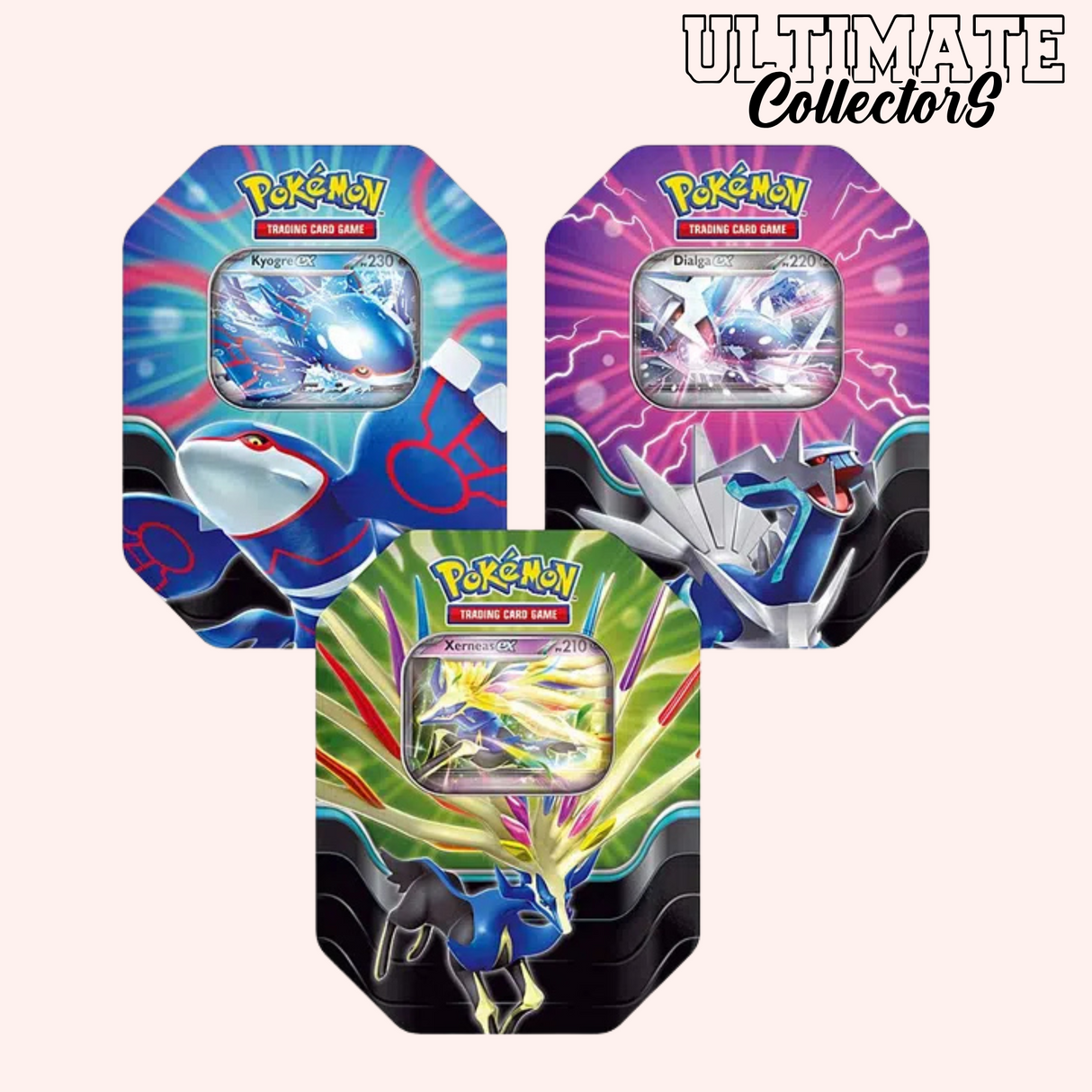 Pokébox Kyogre GX – SL7 / Dialga GX – SL5 / Xerneas GX – SL6