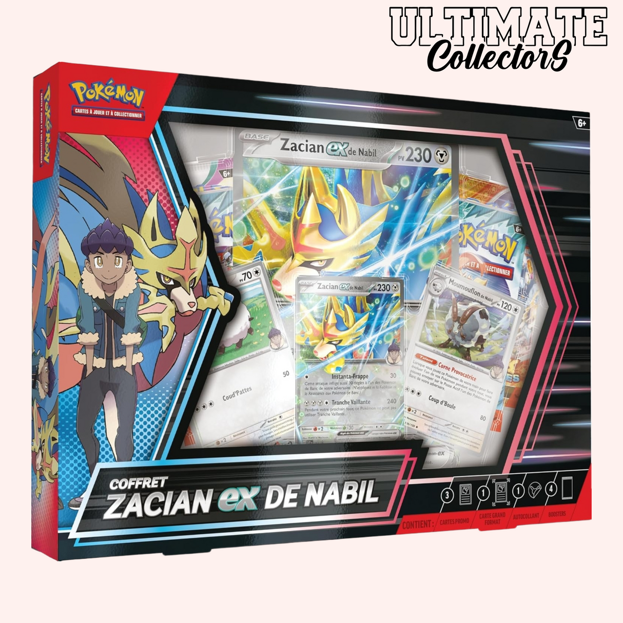 Coffret Zacian‑ex de Nabil
