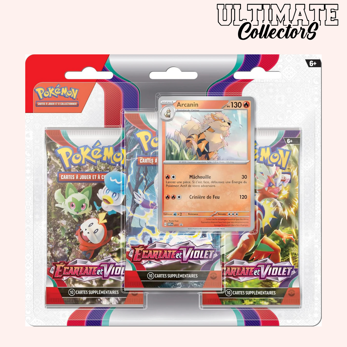Tripack Pokémon - Ecarlate Et Violet - EV01 - Français
