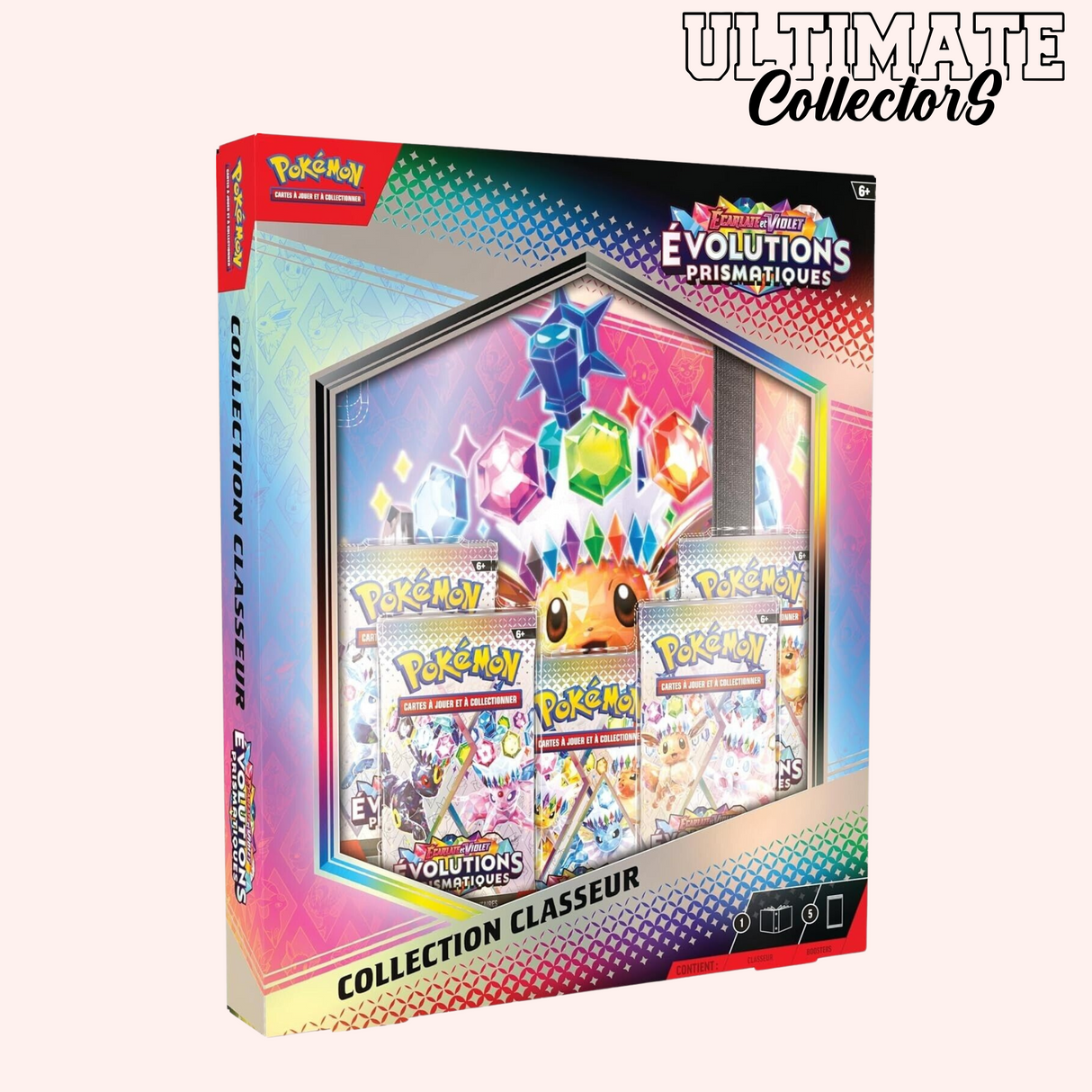 Coffret Classeur – Évolutions Prismatiques – Pokémon EV08.5 – Français