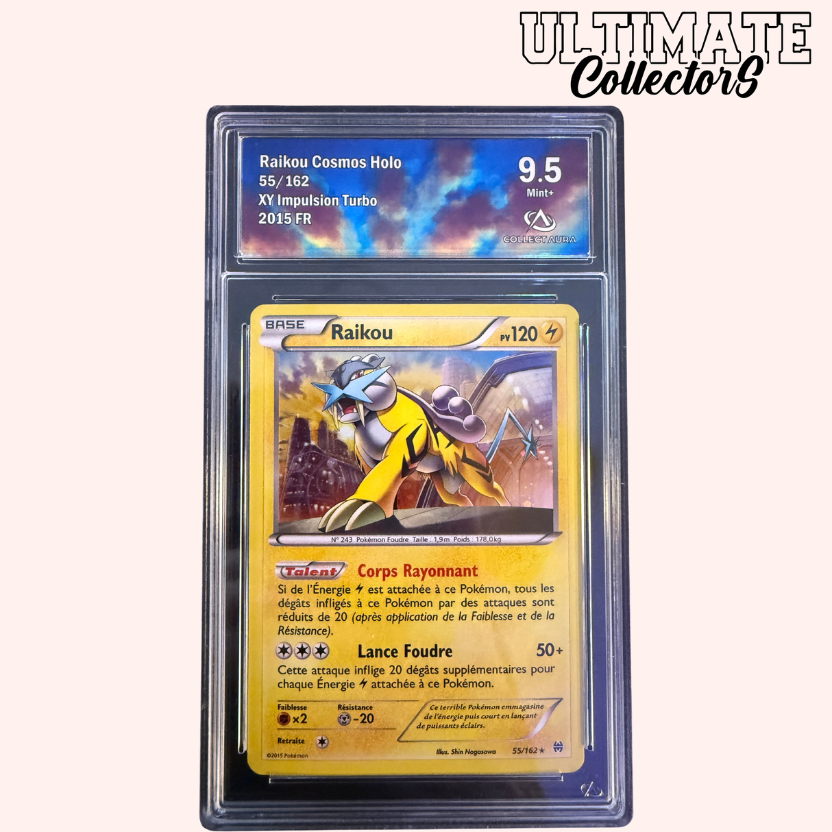 Raikou Holo Cosmos 55/162 - XY Impulsion Turbo