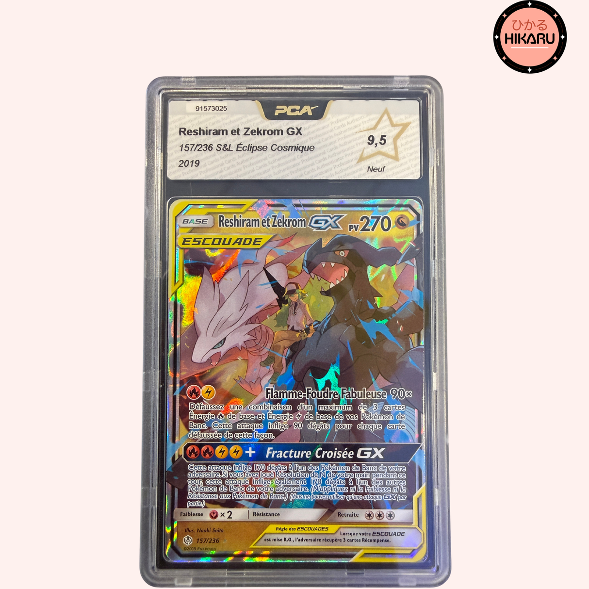 Reshiram & Zekrom GX 157/236 PSA 9.5