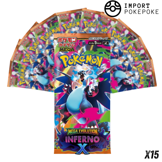 Booster Inferno X M2 Japanese Pack of 15 (New format) Hikaru Booster Inferno X M2 Japanese Pack of 15 (New format) Hikaru