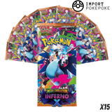 Booster Inferno X – M2 – Japonais – Lot de 15 (Nouveau format)