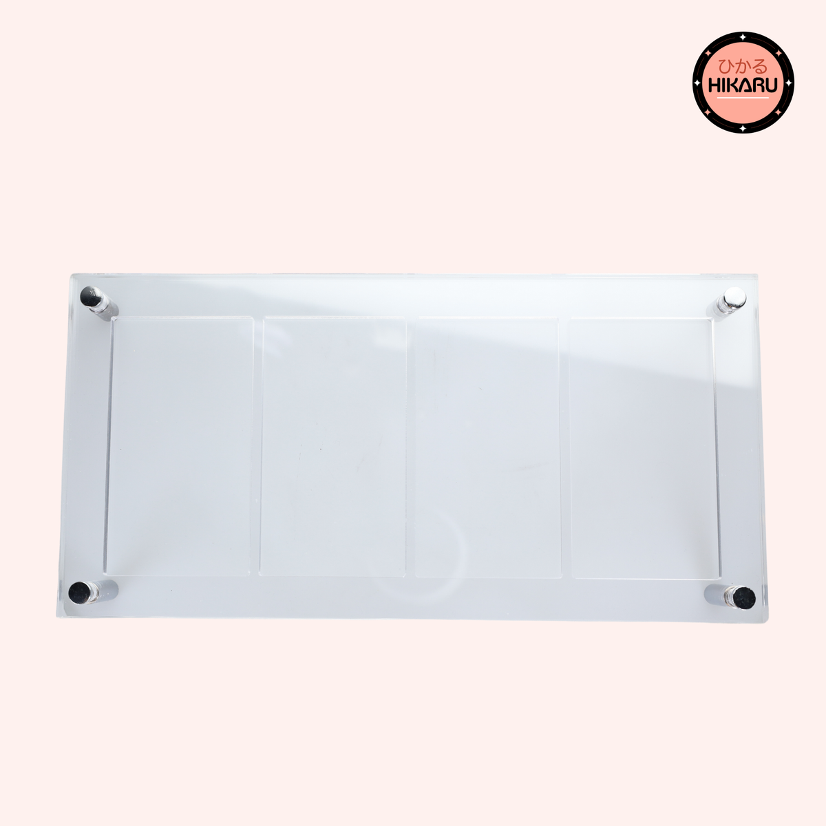 Lot De 24 Présentoirs Table En Acrylique Transparent 10x6 Cm - Double Face Pour Restaurants, Hôtels Et Événements