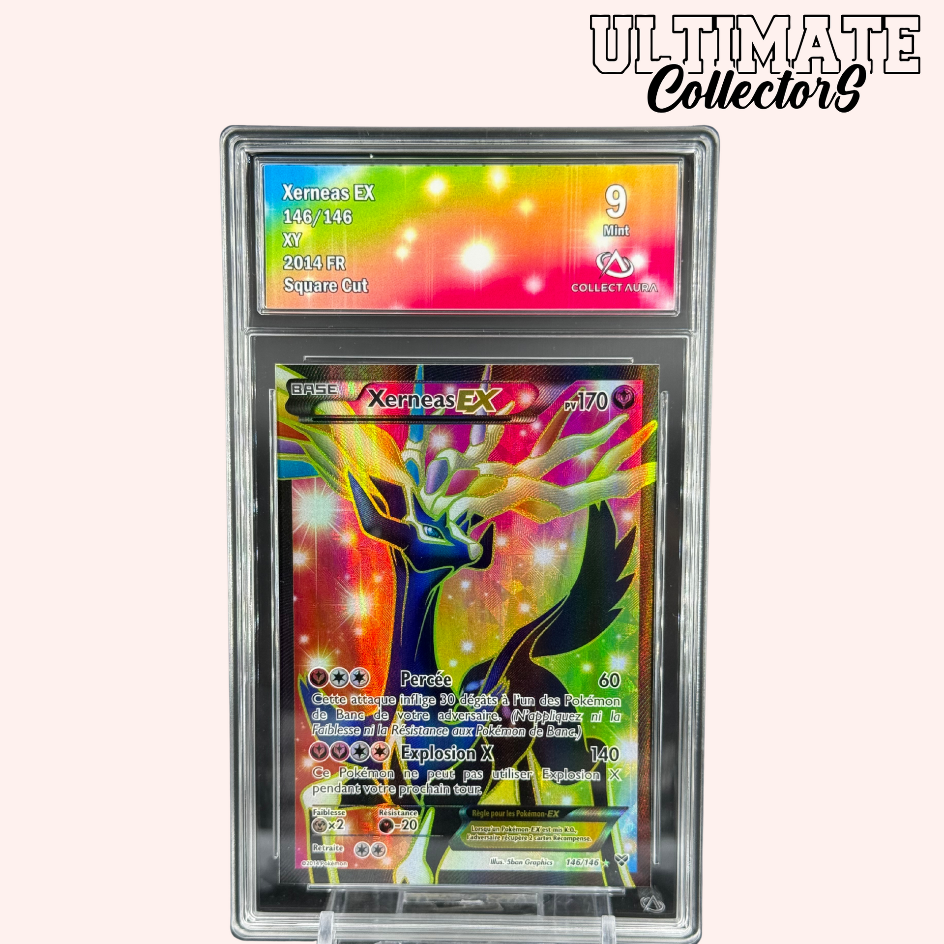Square Cut Xerneas ex 146/146 - XY - French – Hikaru