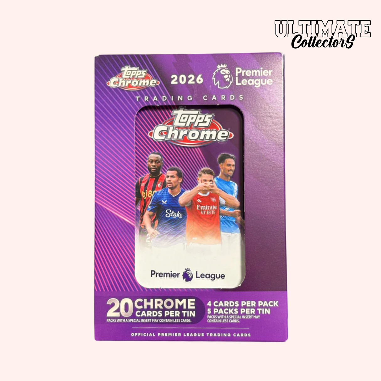Topps Chrome Premier League 2026 – Tin