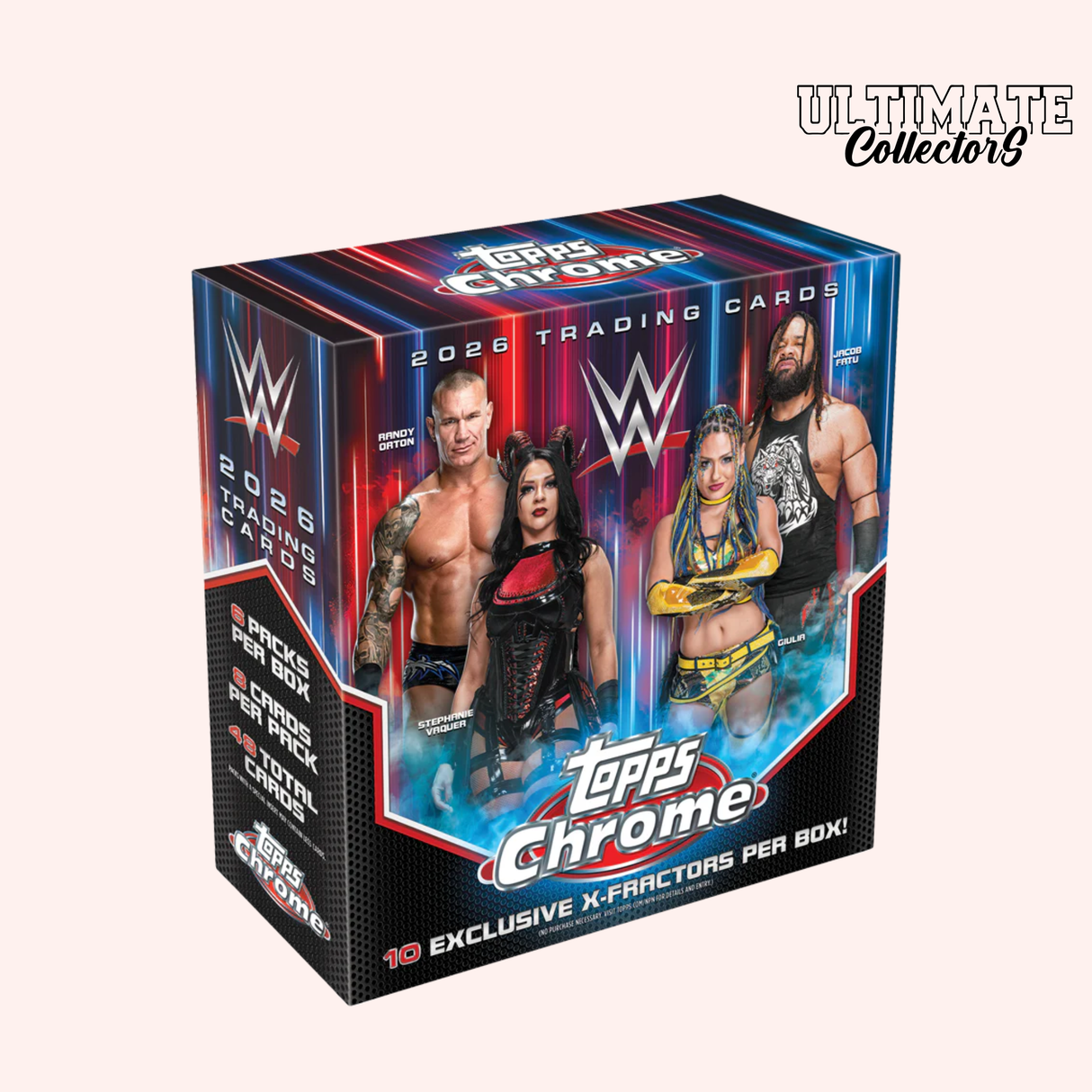 Topps Chrome WWE 2026 – Mega Box