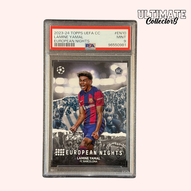 lamine yamal graded card Topps UCC 2023/24 Graded Card – Lamine Yamal RC – PSA 9 – Hikaru
