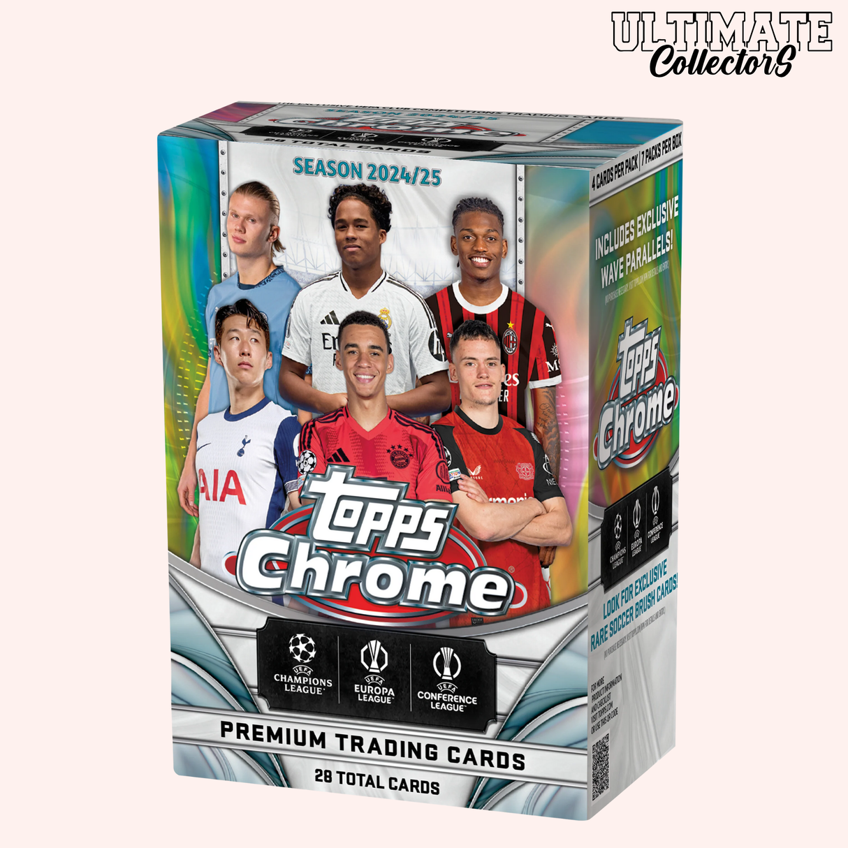 Topps Chrome UEFA Club Competitions Value Box (2024/25)