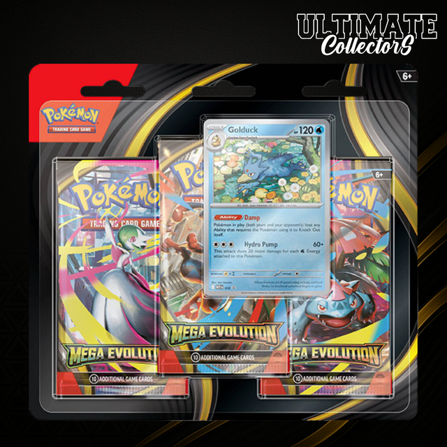 Pokémon Trading Card Game : Mega Evolution-Phantasmal Flames Three-Booster Blister - Weavile Pokémon Trading Card Game : Mega Evolution-Phantasmal Flames Three-Booster Blister - Weavile