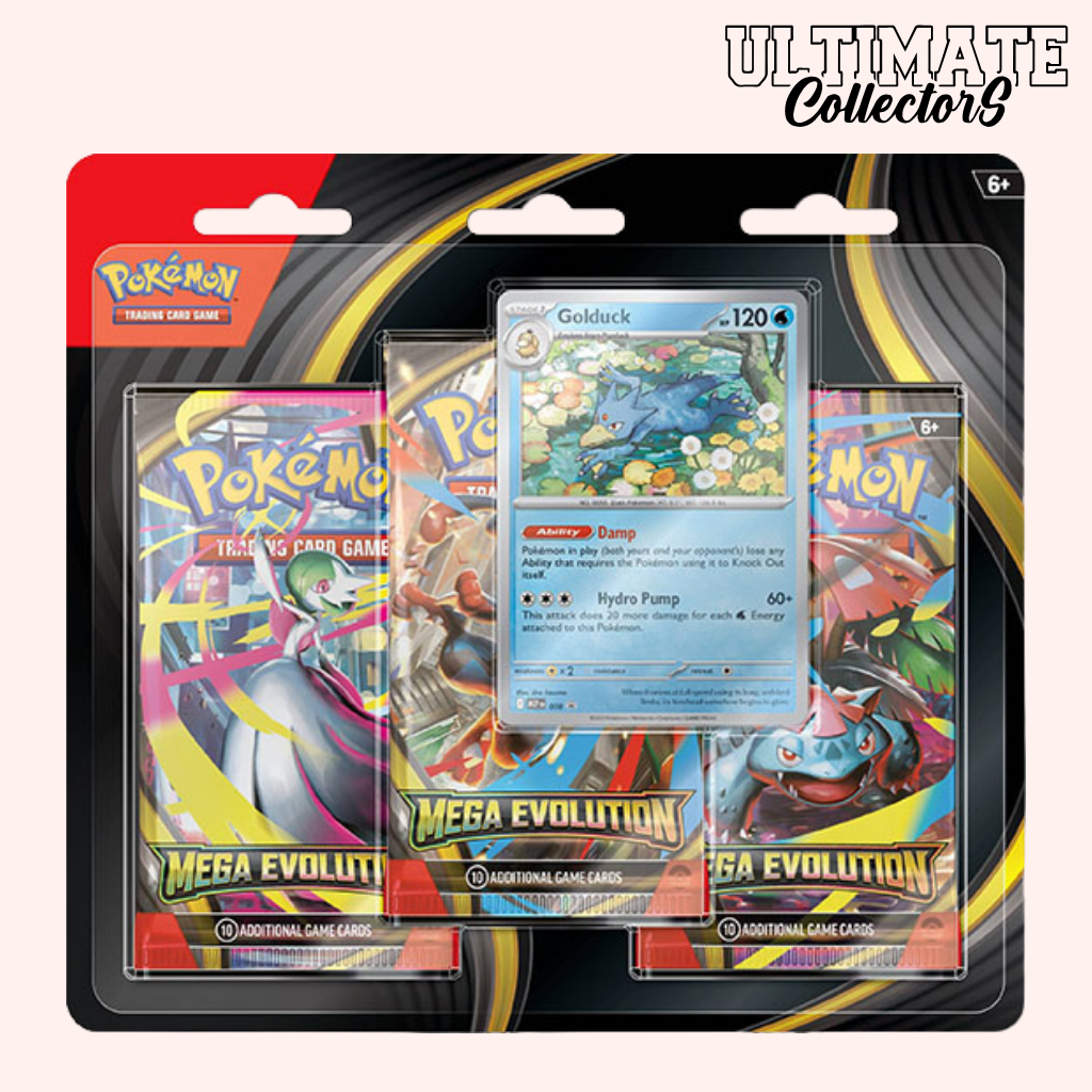 Pokemon Tri TriPack – Méga-Évolution - ME - Promo Akwakwak – Français – Hikaru