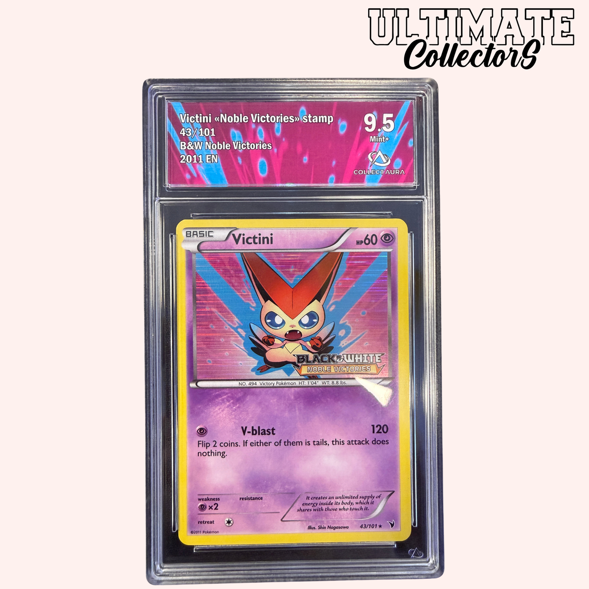 Victini STAMP 43/101 - N&B Noble Victoires