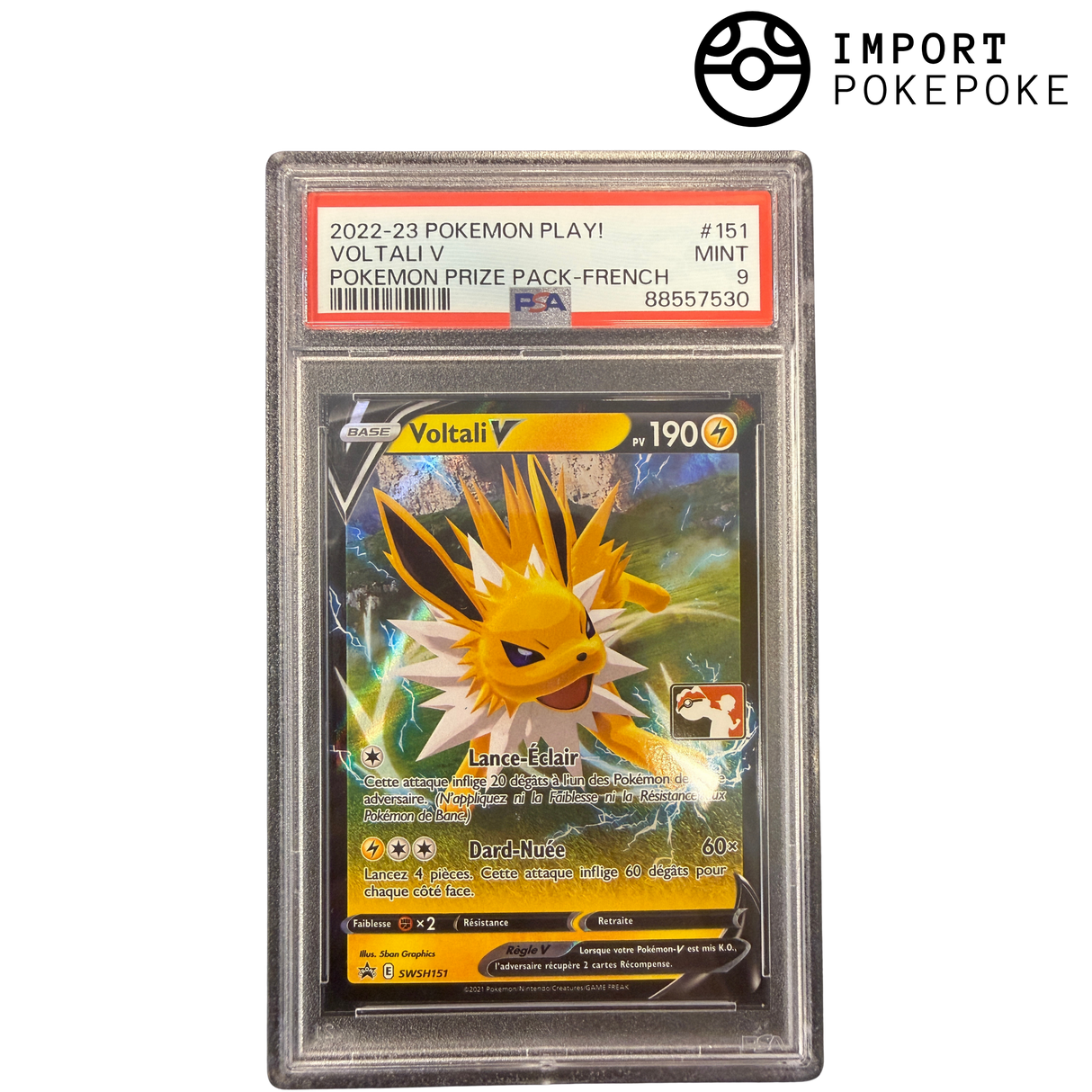 Voltali V STAMP SWSH151 PSA 9