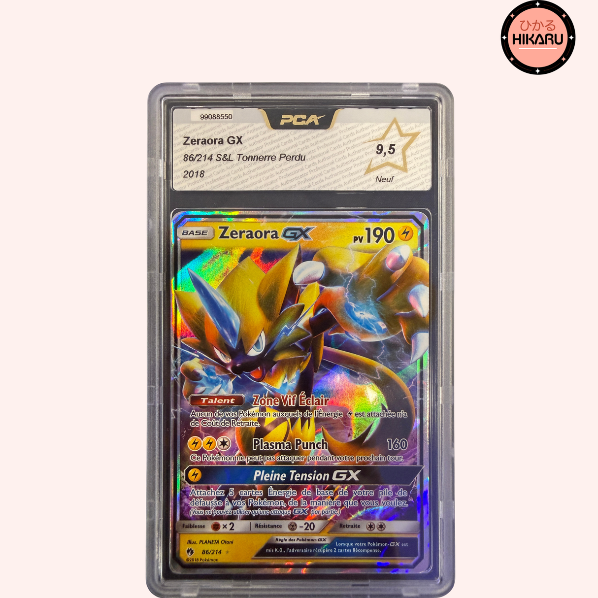 Zeraora GX 86/214 - S&L Tonnerre Perdu PCA 9.5