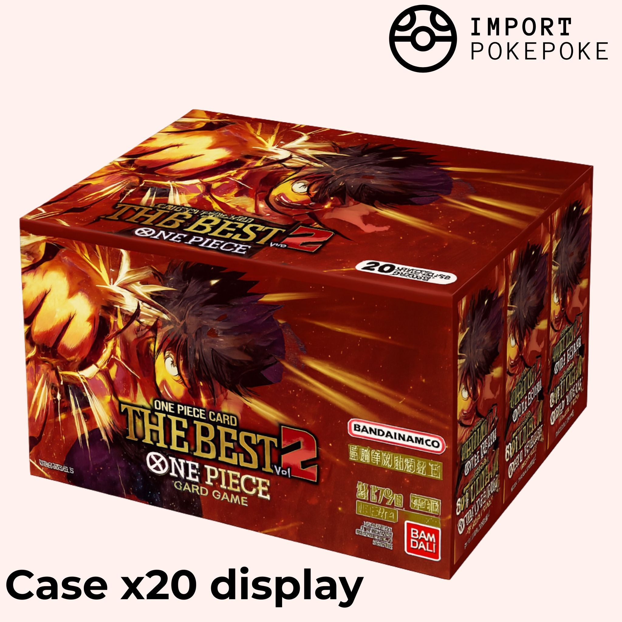 Case x20 Display Booster One Piece Card Game The Best Vol.2 - PRB