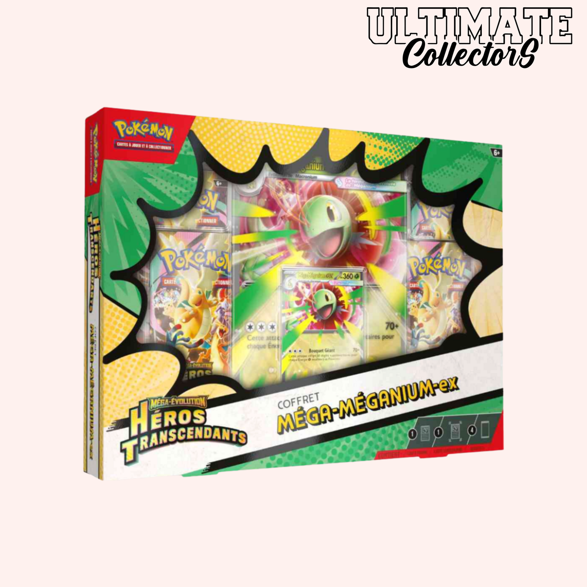 Coffret Pokémon - Méga Méganium - Héros Transcendants - ME02.5 - Franç ...