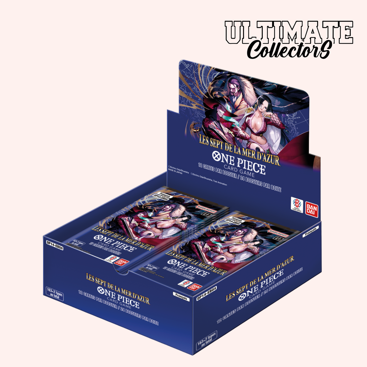 Display 24 Boosters One Piece Card Game Les Sept de la Mer d'Azur - OP14-EB04 - Français