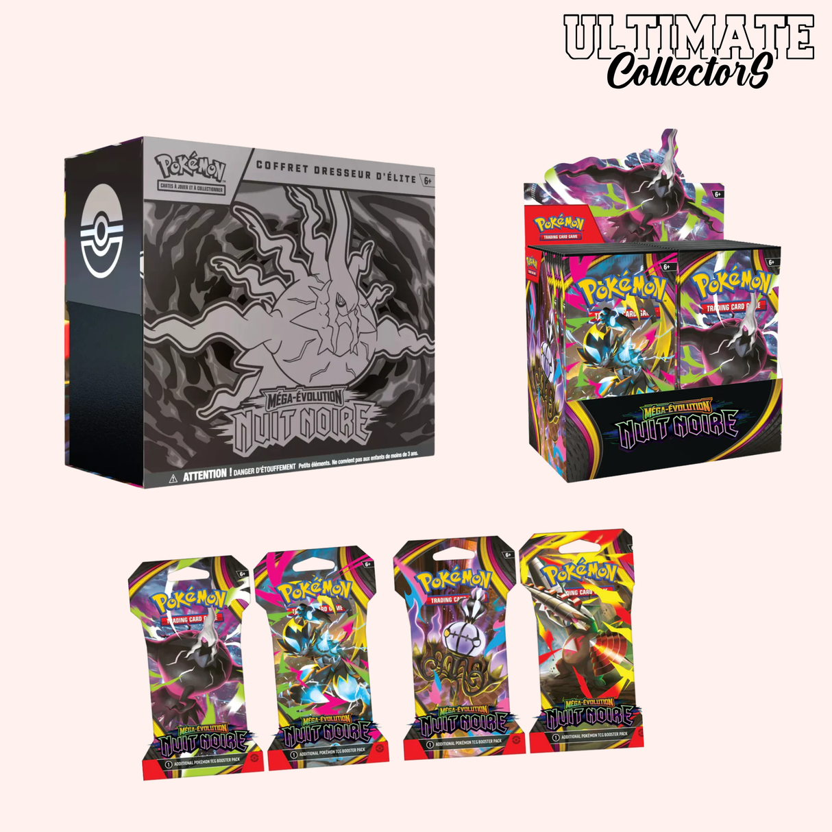 Pack : ETB + Display + 4 Blisters - Nuit Noire - ME05