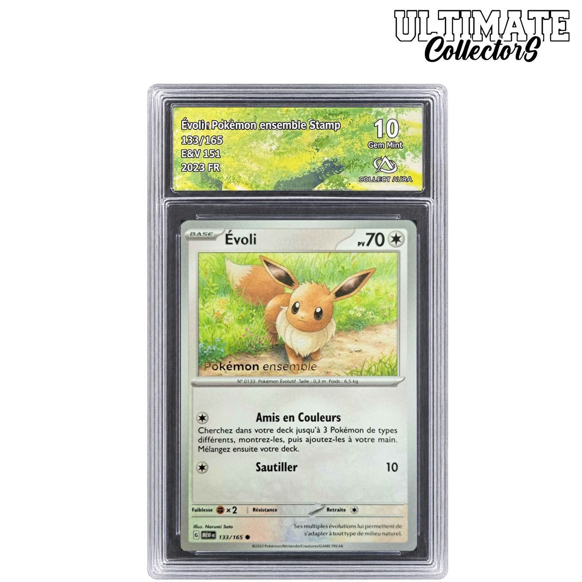 Évoli 133/165 Pokémon Ensemble Collect Aura