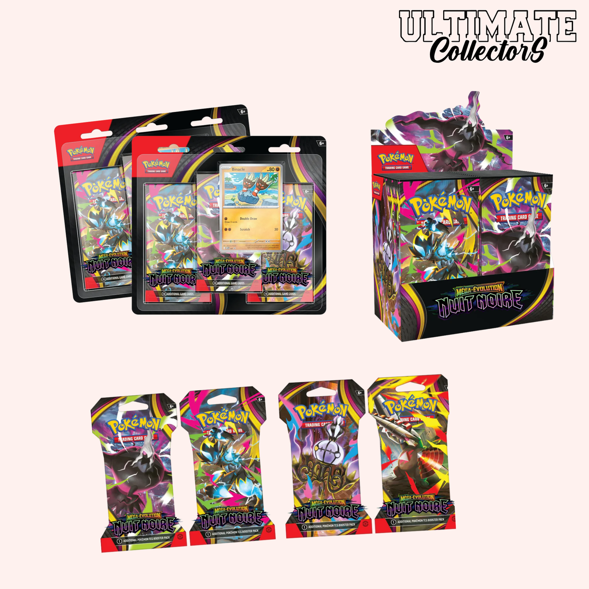 Pack Display, 2 Tripacks et 4 Blisters Nuit Noire ME05